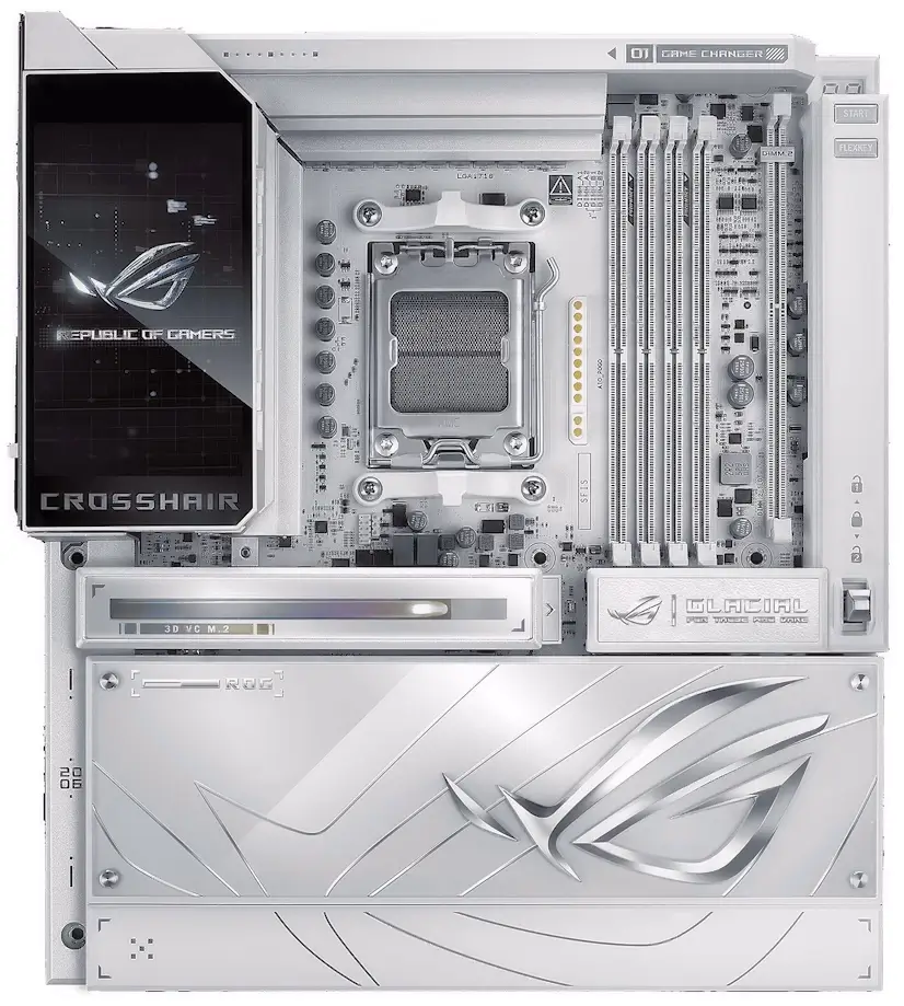 Aluche PC - Montaje Placa Base ASUS ROG CROSSHAIR X870E GLACIAL Aluche