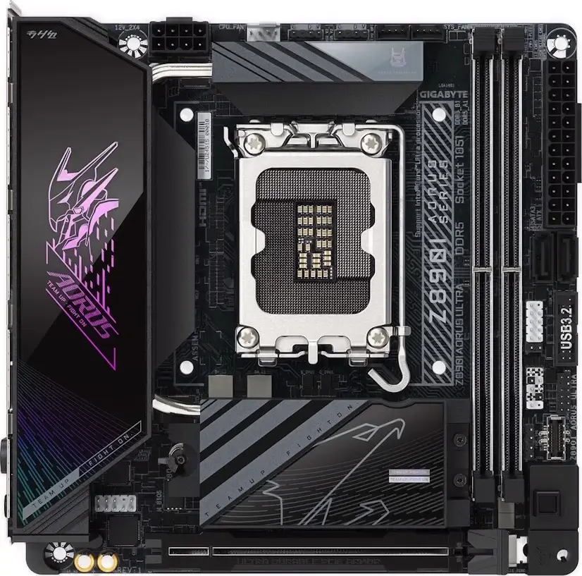 Montaje Placa Base Gigabyte Z890I AORUS ULTRA Gaming PC Aluche
