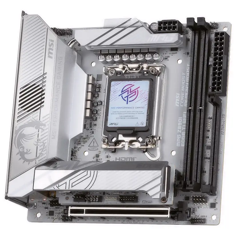Montaje Placa Base MSI MPG Z890I EDGE TI WIFI Gaming PC Aluche